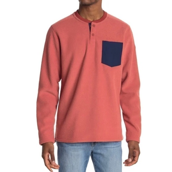 Eddie Bauer Contrast Pocket Henley Pullover (Tall) - Picture 1 of 8